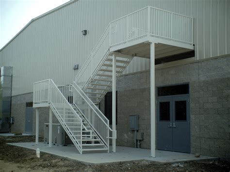 prefabricated metal stairs and landings